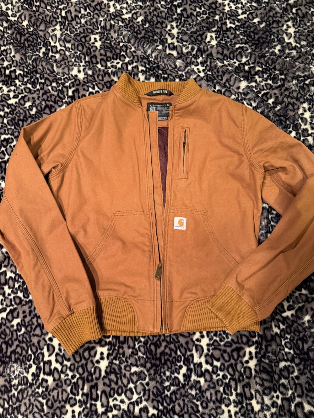 Carhartt Brown Crawford Bomber Jacket